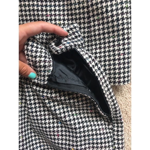 Vintage Wool Houndstooth Checkered Pantsuit Set - Picture 12 of 16